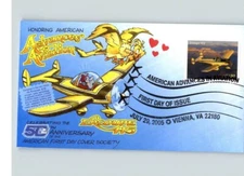 DAVE BENNETT Cachet, ADVANCES in AVIATION, Ercoupe 415, First Day of Issue 2005