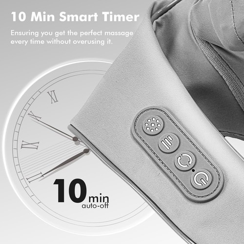 Neck Massager, Back Massager with Heat for Neck, Back, Shoulder, Foot, Leg, Use - Picture 8 of 8