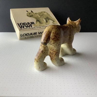 LISA LARSON Gustavsberg Vintage WWF Cat Boxed Limited | eBay