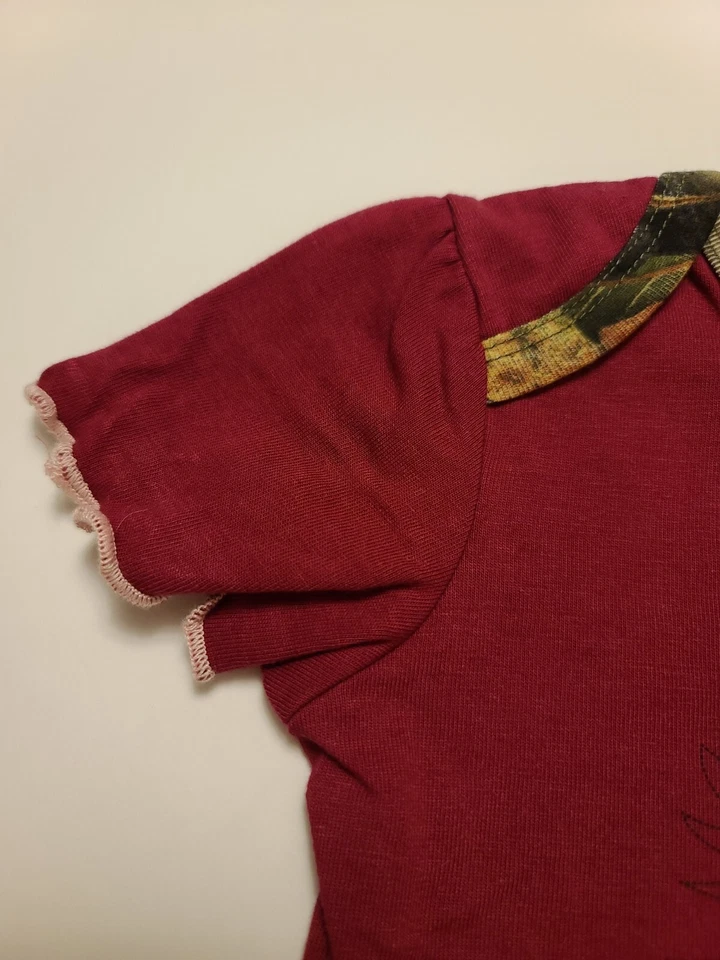 MOSSY OAK Girl's 24 Months One Piece,  Pink/Camo - Image 4 of 4