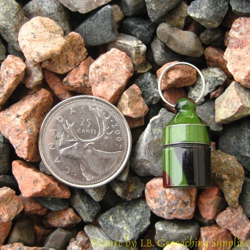 5x Camouflage Baby Bison Tube Geocache Containers (5pcs Lot) - Picture 2 of 7