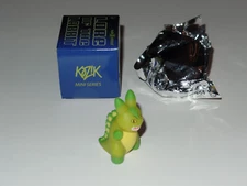 Kidrobot Lore of the Labbit Green Kaiju 1.5" Vinyl Figure Mini Lizard Kozik