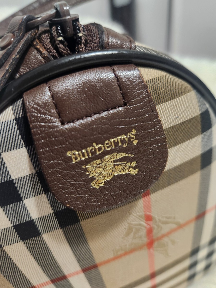 バッグ Vtg Burberrys Boston Bag Black Leather バッグ Vtg Burberrys Boston Bag Black Leather s-l400.jpg