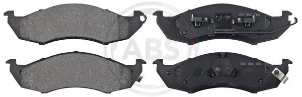 A.B.S. 38576 Bremsbelagsatz, Scheibenbremse Vorne Passend FüR Nissan-image