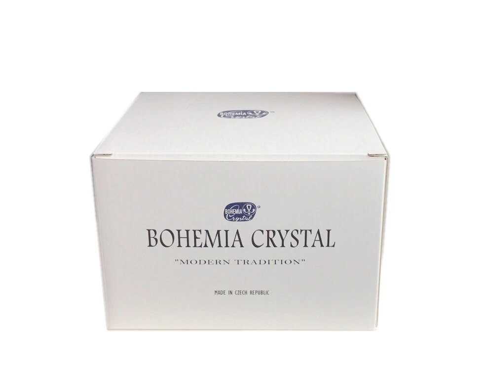 Bohemia Crystal Whisky Tumbler Drinking Glass Crystal 340ml 4pc