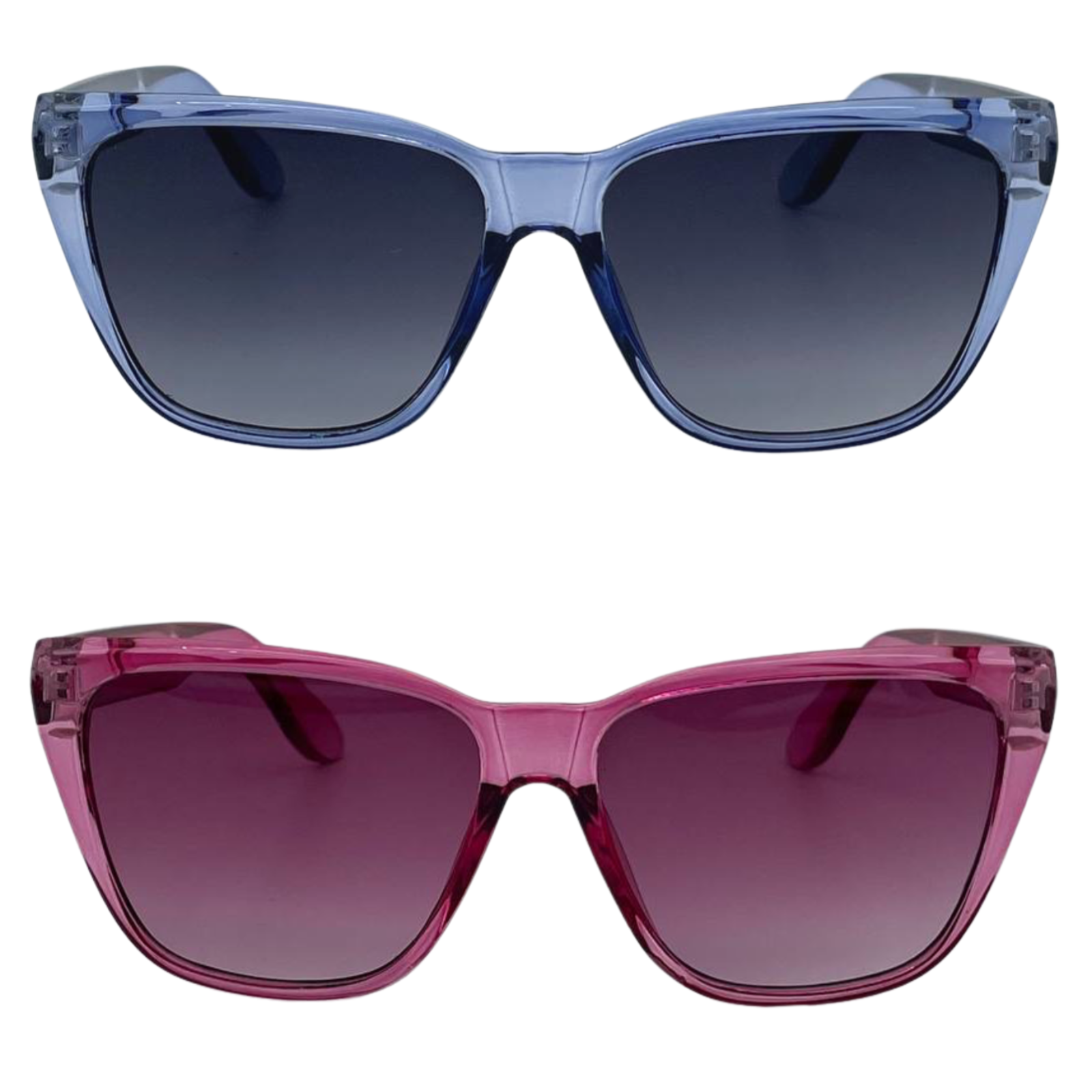 Stylish Women Cat Eye Sunglasses with Smoke Lens CAT105 Fashion Frame-image