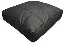 Echtleder Bodenkissen Sitzbag Leder Sitzkissen Sitzsäcke TV Kissen Sitzwürfel