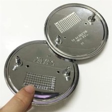 2Pc Front Hood&Rear Trunk (82Mm & 74Mm) for BMW 50th Alpina Badge Emblem