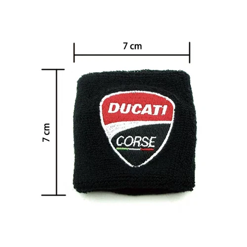 Motorcycle Brake Clutch Reservoir Sock Cover For Ducati Corse Panigale Black Set - Picture 4 of 7