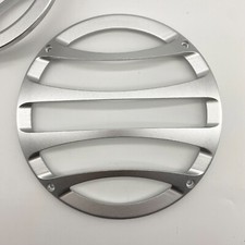 6.5" Full Metal Aluminum Chrome Speaker Cover Bar Grille For Car Audio DJ PA