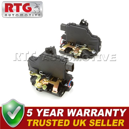 2x Door Lock Actuators Front Fits VW Golf Beetle Passat Seat Leon Skoda