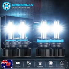 6-sides 9005(HB3) + H8 H9 H11 LED Headlight Light Kit High/Low Bulbs Beam Globes