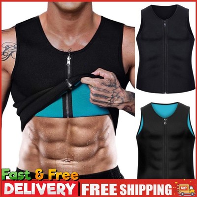 Neopren Body Shaper Weste elastisch Herren Sport Shapewear Tops für Training Fitness