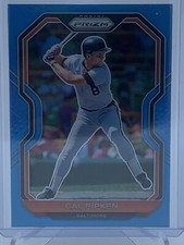 2021 Panini Prizm Cal Ripken Teal Wave Prizm SP #149 Tier II Baltimore Orioles 