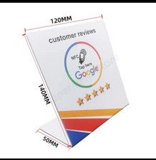 Customer Reviews 10 NFC Google Review Signs Tappable Review Signs 10 Pieces Pc