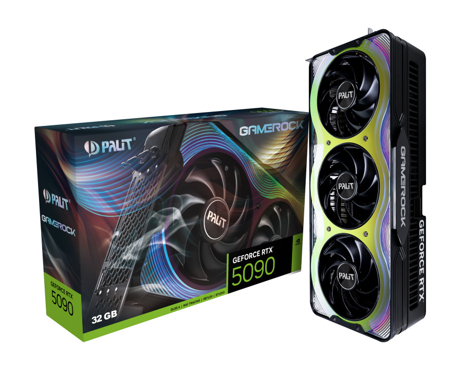 Palit GeForce RTX 5090 GameRock 32GB GDDR7 PCI-E 5.0 Graphics card-