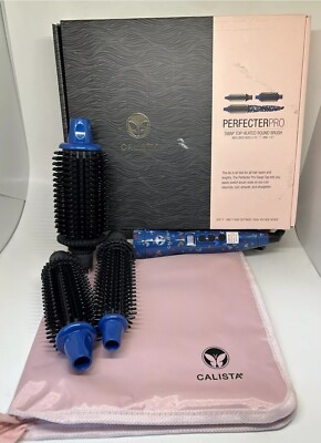 Calista Perfecter Pro Swap Top Heated Round Brush .75'' 1'' 1.5'' Sweet Heart Blue