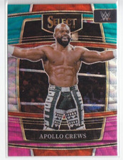 APOLLO CREWS  ( TRI COLOR WAVE PRIZM ) ( Card #43 ) 2022 WWE Panini Select