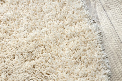 Amazing Modern Rug SUPREME Shaggy 5cm, circle, single-colour, CREAM Best Quality - Picture 4 of 6