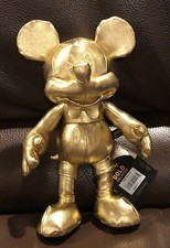 Disney Store MICKEY MOUSE Small Gold 90th Anniversary Plush-NWT SOLD OUT