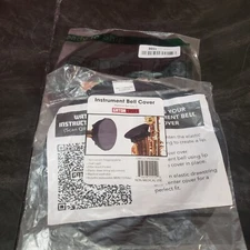 Lot of 2 Gator Cases Instrument Bell Covers PP Dual Layer Black (Max 5" inch)