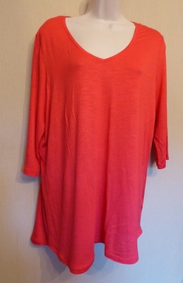 Marks & Spencer Collection UK16 EU44 US12 new rose (pink) stretch 3/4 sleeve top