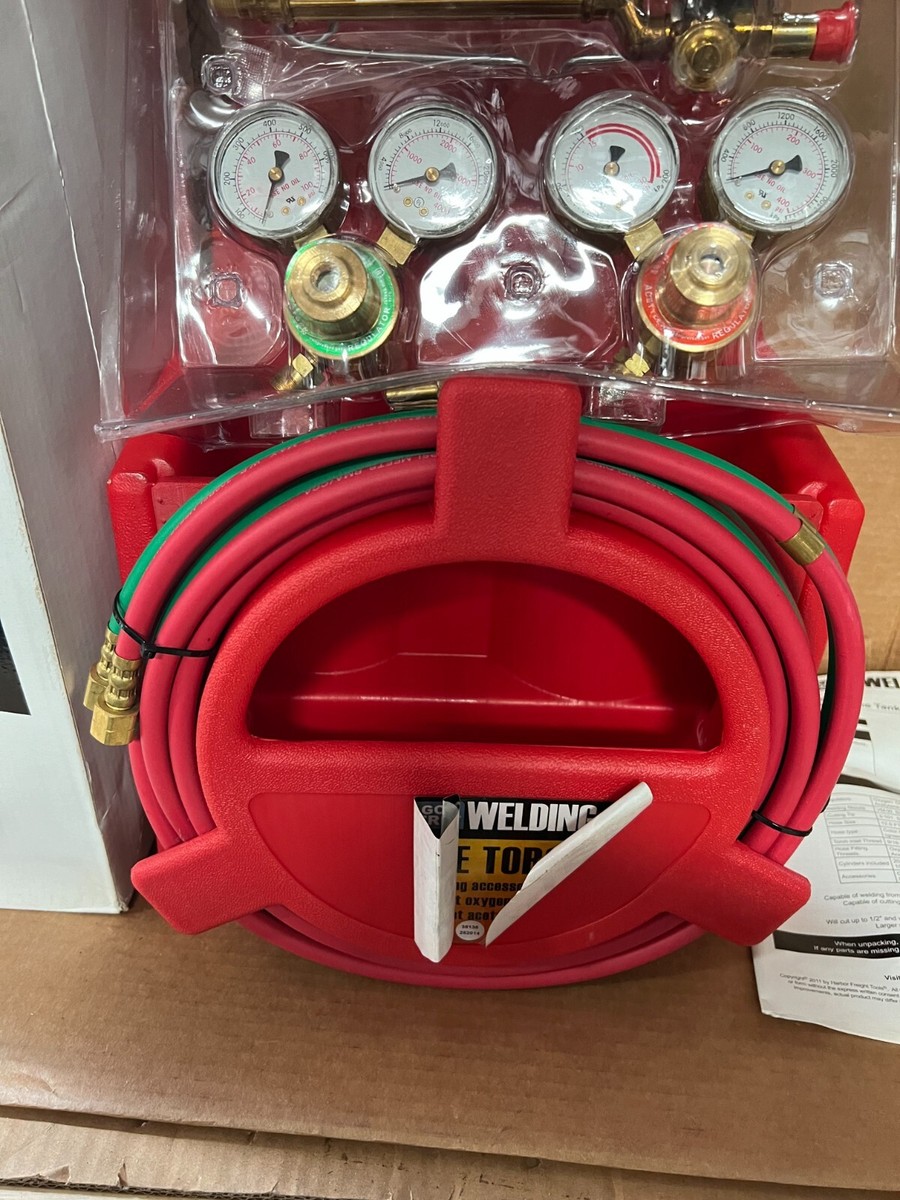 Miei T　0418 Yescom DOT Oxy Acetylene Torch Kit Oxygen Gas Tank Welding
