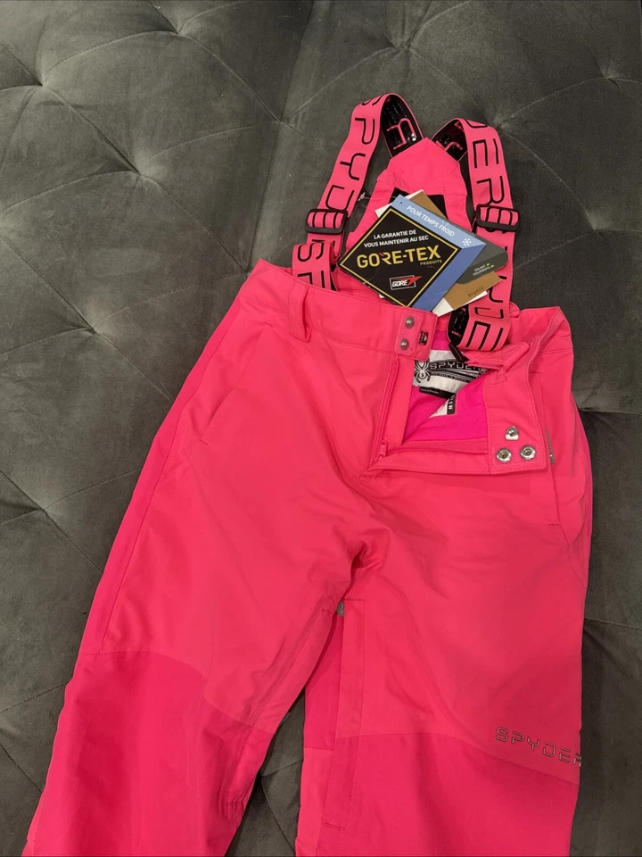 Pantalones/babero Spyder Valor GORE-TEX - Niñas - Talla:16 Foto 2 de 4