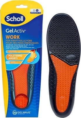 Scholl Gelactiv Einlegesohlen Work Für Arbeitsschuhe in 40-46,5   Für Stark Bean