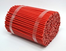 50 St. 18,5 cm roten Bienenwachs Kerzen     18,5 cm
