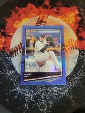 2020 Panini Donruss Blake Snell Blue Holo Parallel
