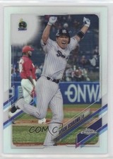 2021 Chrome NPB Nippon Professional Baseball Refractor Seiichi Uchikawa #71 0in6