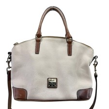 Dooney Bourke Satchel Womens Small Blush Leather Top Handle Detachable Strap