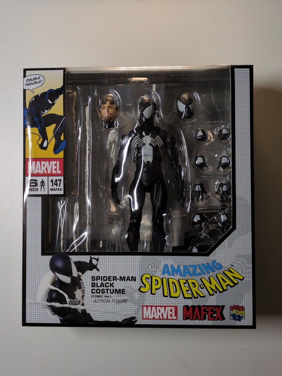 Mafex No 147 Spider-Man Black Costume Comic Ver. Reissue