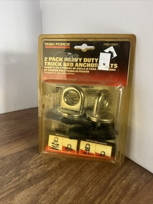 Task Force 2 Pack Heavy Duty Truck Bed Anchors 