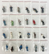 24 Barclay  Authenticast O Gauge Train Set Figures. Hand Painted Lead Vintage