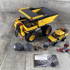 LEGO #4202 City - Mining Truck (2012) & 4200 Mining 4x4 Complete No Manual/Box