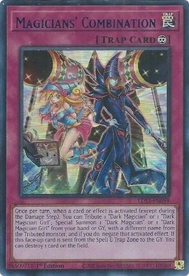 YUGIOH: 1X Magicians' Combination (Blue) LDS3-EN099 Ultra Rare NM