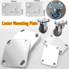 Caster Mounting Plate Heavy&Medium-Duty Caster Wheel Connection Plate Universal
