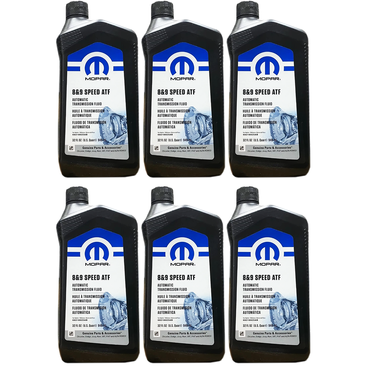 Mopar Genuine 68218925AB 8&9 Speed Automatic Transmission Fluid 1