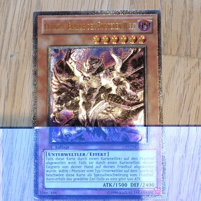 Yu-Gi-Oh! Latinum, Erarch der Finsteren Welt PHSW-DE091 Ultimate Rare 1.Aufl DE