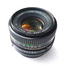 Canon FD 50mm f1.8 Lens for Canon FD Mount Manual Focus Camera - EXCELLENT