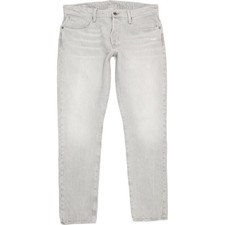 G-Star 3301  Herren Grau Tapered Regular  Jeans W36 L33 (75917)