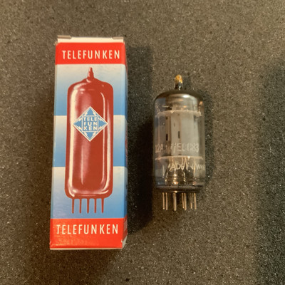 Rare Telefunken 12AX7 ECC83 Tube Yellow Tip Smooth Plate 7025 12ax7a 6681 L@@K