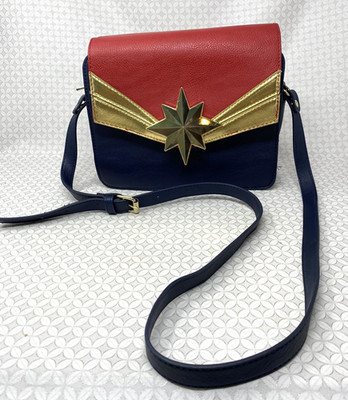 BioWorld Avengers Captain Marvel Cosplay Crossbody Purse Bag