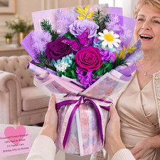 Birthday Gifts for Women Preserved Flowers: Real Flowers Last 3  5 Years