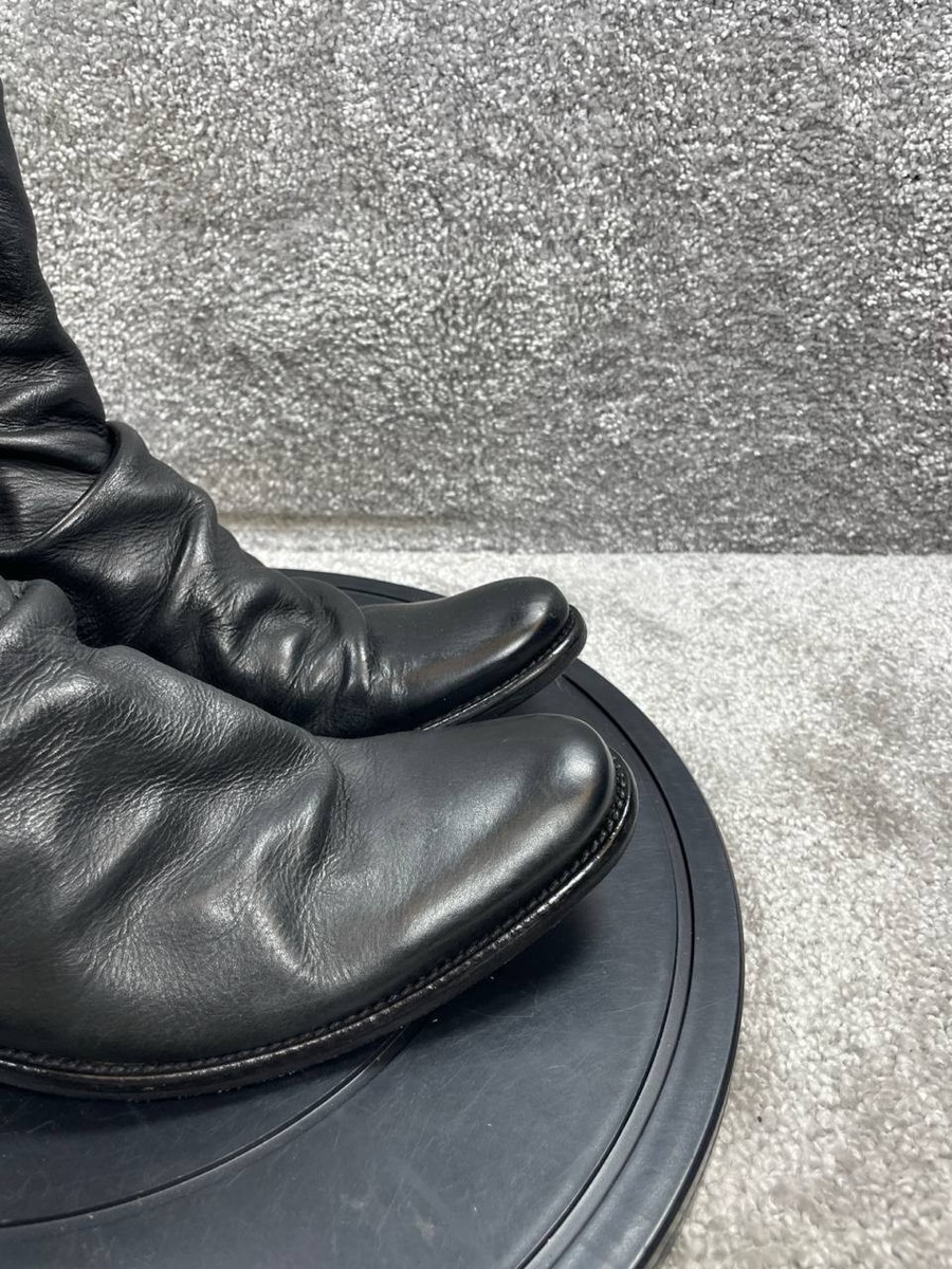John Varvatos Boots Mens Size 9.5 Jimi Hendrix Black Leather  display picture 3