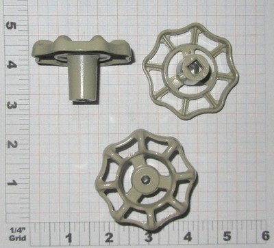 Sillcock Replacement Handle 1/4'' Square 1'' Ext cast metal