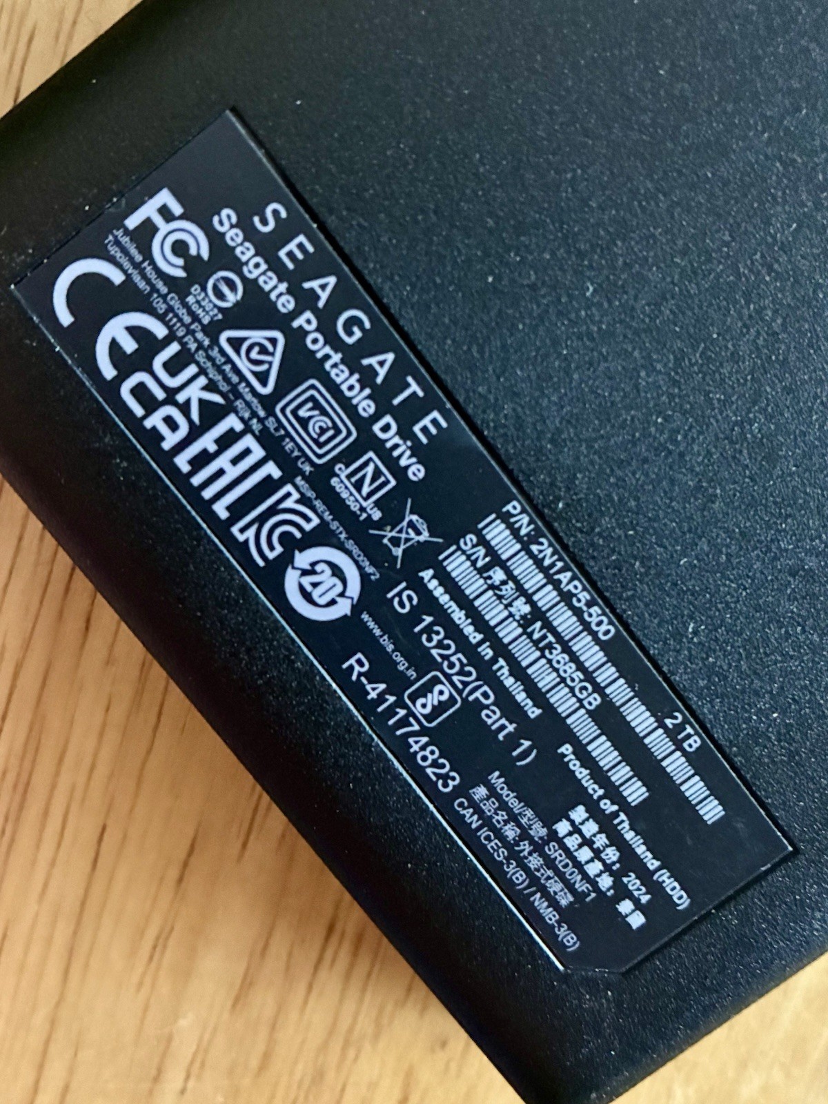 Seagate STGX2000400 2TB USB 3.0 External Hard Drive - Black- NOT SSD