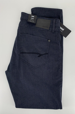 Mavi Jeans Mens 36x32 Blue Herringbone Jake Slim Straight Leg Pants NEW